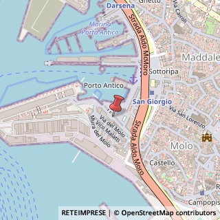 Mappa Via alla Calata Mandraccio, 13, 16128 Genova, Genova (Liguria)