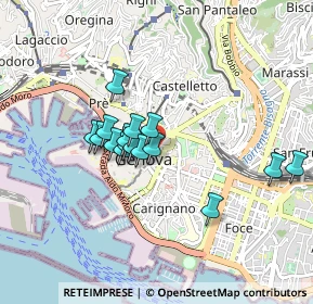Mappa Piazza Piccapietra civ., 16121 Genova GE, Italia (0.68438)