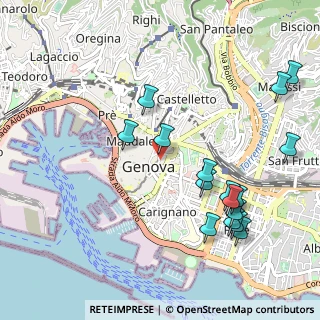 Mappa Largo delle Fucine, 16121 Genova GE, Italia (1.17375)