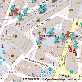 Mappa Piazza Piccapietra civ., 16121 Genova GE, Italia (0.0985)