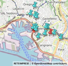 Mappa Vico della Stampa, 16123 Genova GE, Italia (0.73429)