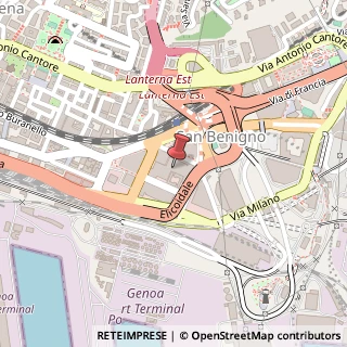 Mappa Via de Marini, 1, 16149 Genova, Genova (Liguria)