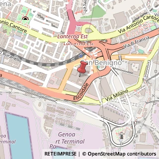 Mappa Via de Marini, 1, 16149 Genova, Genova (Liguria)