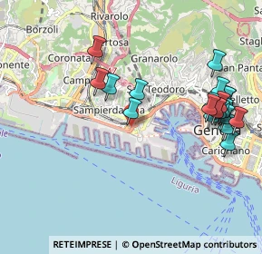 Mappa Via de Marini, 16149 Genova GE, Italia (2.2495)