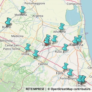 Mappa Via S. F. D'Assisi, 48022 Lugo RA, Italia (22.27529)