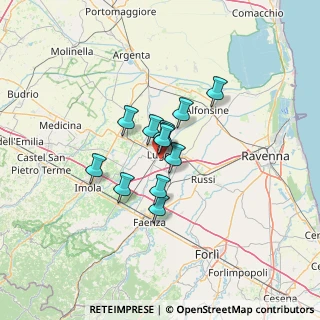 Mappa Via S. F. D'Assisi, 48022 Lugo RA, Italia (8.2175)