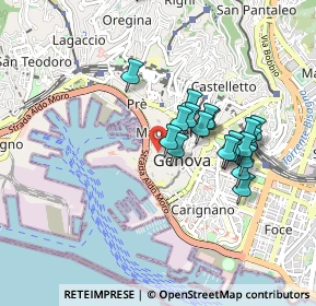 Mappa Via di Canneto Il Curto, 16123 Genova GE, Italia (0.804)