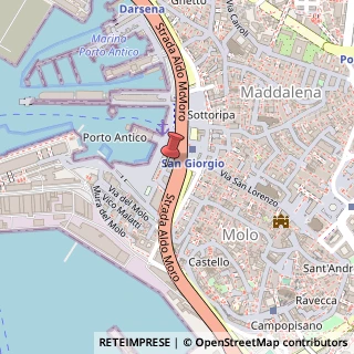 Mappa Via al Porto Antico, 6, 16128 Genova, Genova (Liguria)