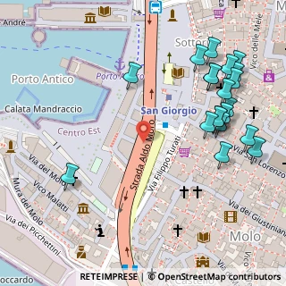 Mappa Via Nuovo Sottopasso, 16128 Genova GE, Italia (0.165)