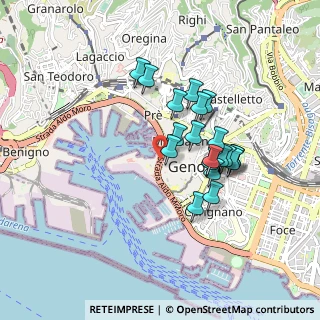 Mappa Via Nuovo Sottopasso, 16128 Genova GE, Italia (0.737)
