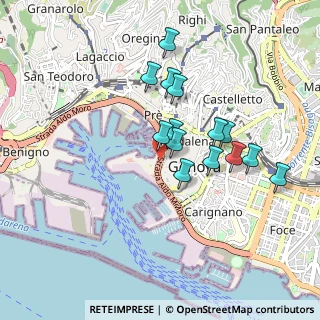Mappa Via al Porto Antico, 16128 Genova GE, Italia (0.77286)