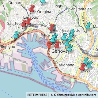 Mappa Via Nuovo Sottopasso, 16128 Genova GE, Italia (1.107)