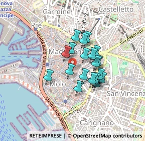 Mappa Salita All'Arcivescovato, 16123 Genova GE, Italia (0.305)