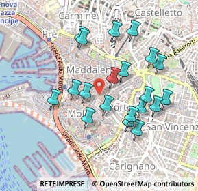 Mappa Salita del Fondaco, 16123 Genova GE, Italia (0.444)