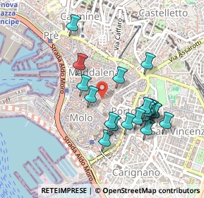 Mappa Salita all'Arcivescovado, 16123 Genova GE, Italia (0.4355)