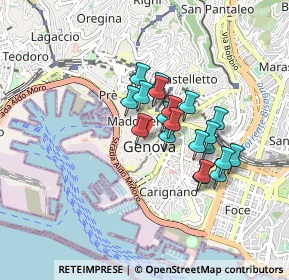 Mappa Salita all'Arcivescovado, 16123 Genova GE, Italia (0.6635)