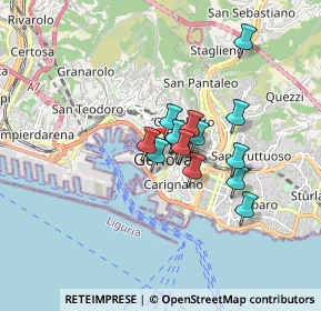 Mappa Salita All'Arcivescovato, 16123 Genova GE, Italia (1.108)