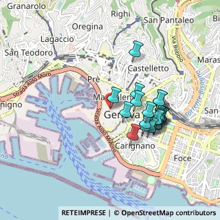 Mappa Piazza Invrea, 16123 Genova GE, Italia (0.8145)