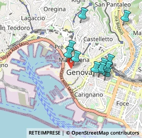 Mappa Piazza delle Scuole Pie, 16123 Genova GE, Italia (0.82545)