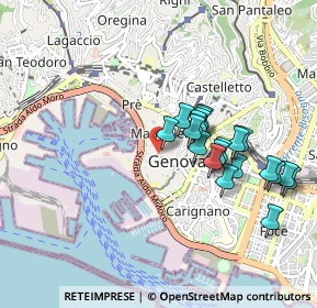 Mappa Piazza Invrea, 16123 Genova GE, Italia (0.839)