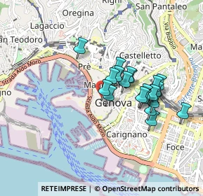 Mappa Piazza Invrea, 16123 Genova GE, Italia (0.73)