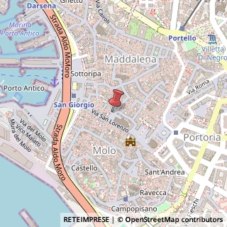 Mappa Piazza San Lorenzo, 28 R, 16123 Genova, Genova (Liguria)