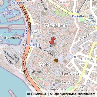 Mappa Via di Scurreria, 38r, 16123 Genova, Genova (Liguria)
