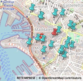 Mappa Piazza S. Lorenzo, 16123 Genova GE, Italia (0.5015)