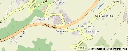 Mappa Serramazzoni