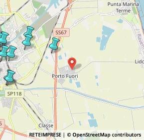 Mappa Via Teresa Noce, 48121 Porto Fuori RA, Italia (3.72143)