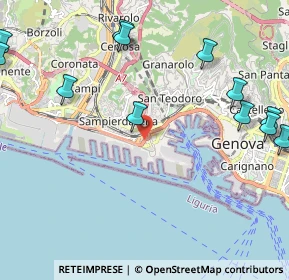 Mappa Via Balleydier, 16149 Genova GE, Italia (2.89583)