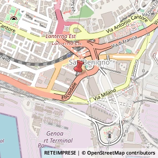 Mappa Via Antonio Cantore, 8/4, scala D, 16149 Genova, Genova (Liguria)