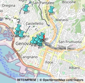 Mappa Via Edmondo de Amicis, 16122 Genova GE, Italia (0.76182)