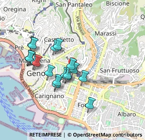 Mappa Via Edmondo de Amicis, 16122 Genova GE, Italia (0.824)