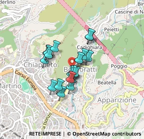 Mappa Via Posalunga, 16133 Genova GE, Italia (0.287)