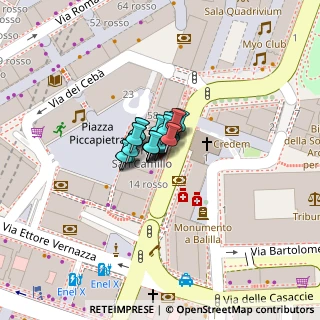 Mappa Piazza Piccapietra, 16121 Genova GE, Italia (0)