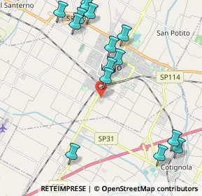 Mappa Via Federico Caffè, 48022 Lugo RA, Italia (2.524)