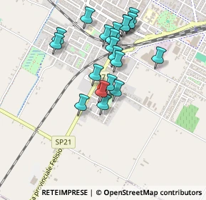 Mappa Via Federico Caffè, 48022 Lugo RA, Italia (0.423)