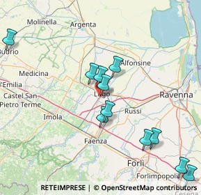 Mappa Via Federico Caffè, 48022 Lugo RA, Italia (16.85273)