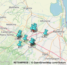 Mappa Via Federico Caffè, 48022 Lugo RA, Italia (11.34692)