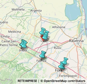 Mappa Via Federico Caffè, 48022 Lugo RA, Italia (14.16)