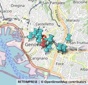 Mappa , 16121 Genova GE, Italia (0.5015)