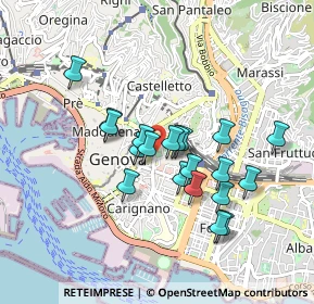 Mappa , 16121 Genova GE, Italia (0.7565)