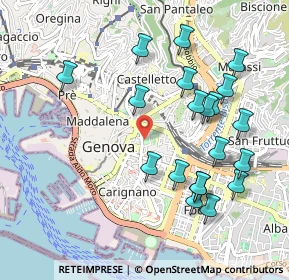 Mappa , 16121 Genova GE, Italia (1.0525)