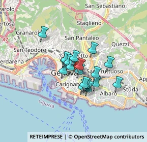 Mappa , 16121 Genova GE, Italia (1.09444)