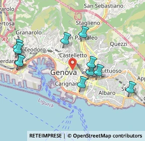 Mappa , 16121 Genova GE, Italia (2.10727)