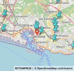 Mappa 16123 Genova GE, Italia (2.33167)