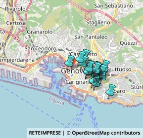 Mappa 16123 Genova GE, Italia (1.2485)