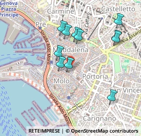 Mappa 16123 Genova GE, Italia (0.45727)