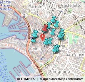 Mappa 16123 Genova GE, Italia (0.293)